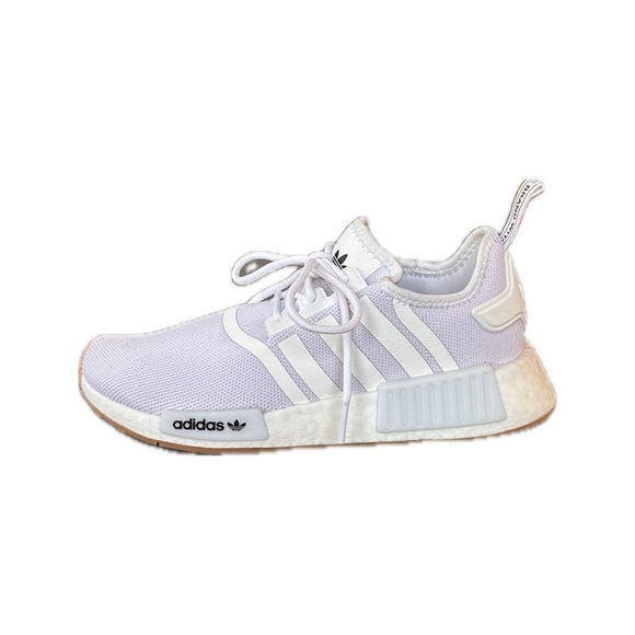 adidas NMD_R1 Primeblue Shoes - M 6.5/W 7.5 - Cloud White / Cloud White / Gum - Picture 6 of 15